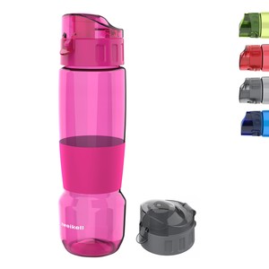  Zweikell Pivot Switch Hot Pink Bpa Içermez 650 ml Tritan Kırılmaz Suluk - Su Matarası - Yedek Kapak Hediyeli